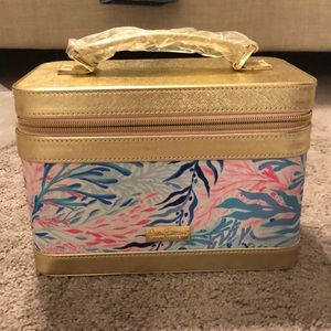 Lilly Pulitzer makeup train case